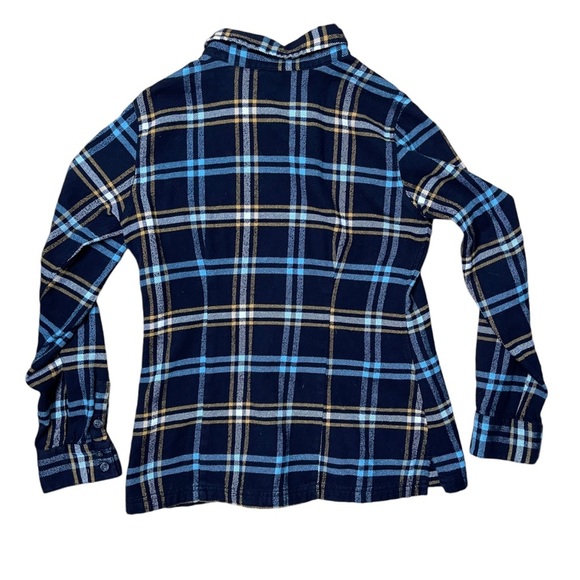 Patagonia Women’s Black Blue and Yellow Plaid Button Down Shirt - Picture 4 of 4
